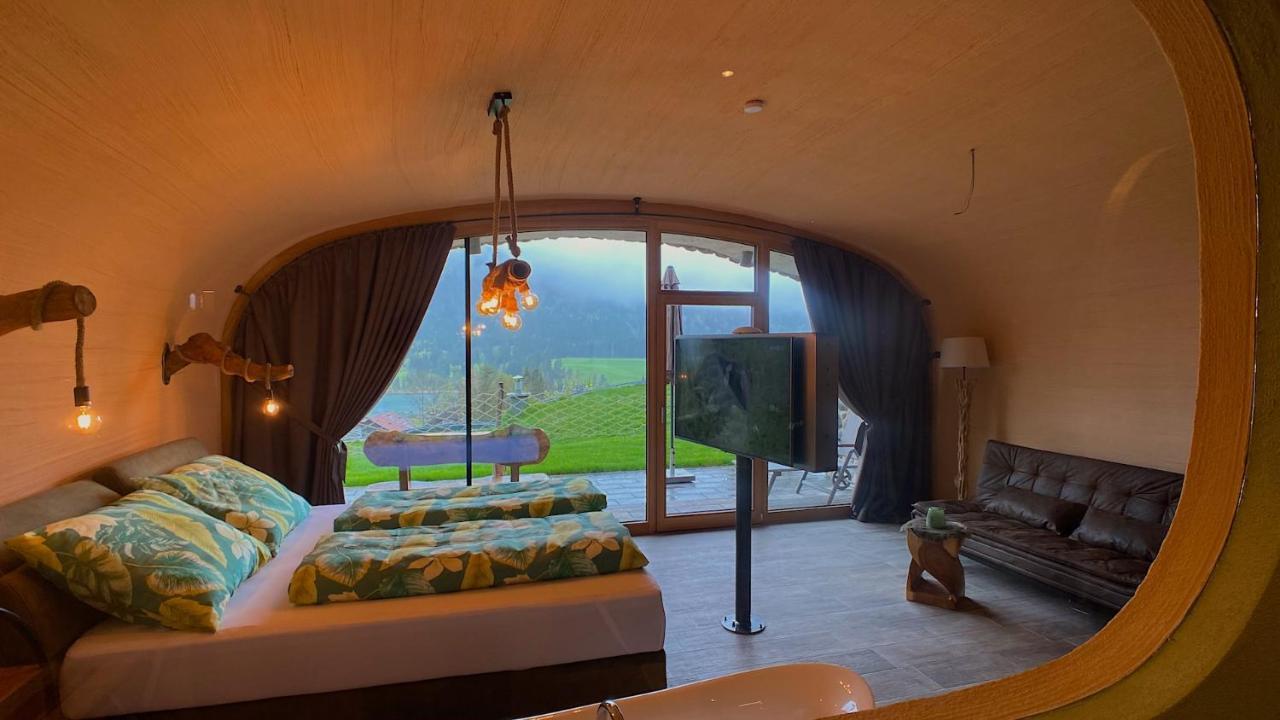 Erdhaeuser Und Apartments Mit Seeblick Und Alleinlage Weissensee Luaran gambar