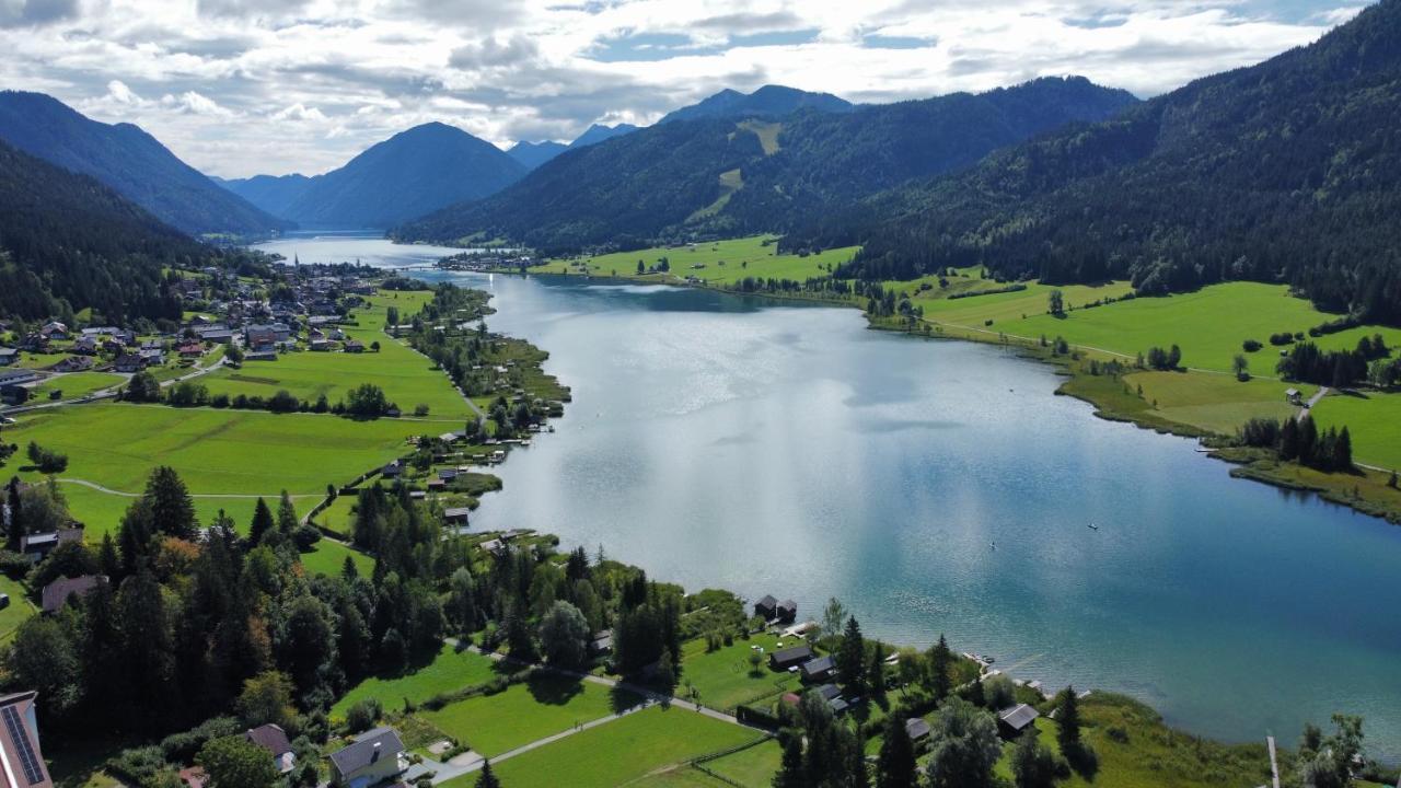 Erdhaeuser Und Apartments Mit Seeblick Und Alleinlage Weissensee Luaran gambar